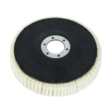 Factory Wholesale Thread Wool Felt Polishing Wheel 125mm hard Felt grinding wheel